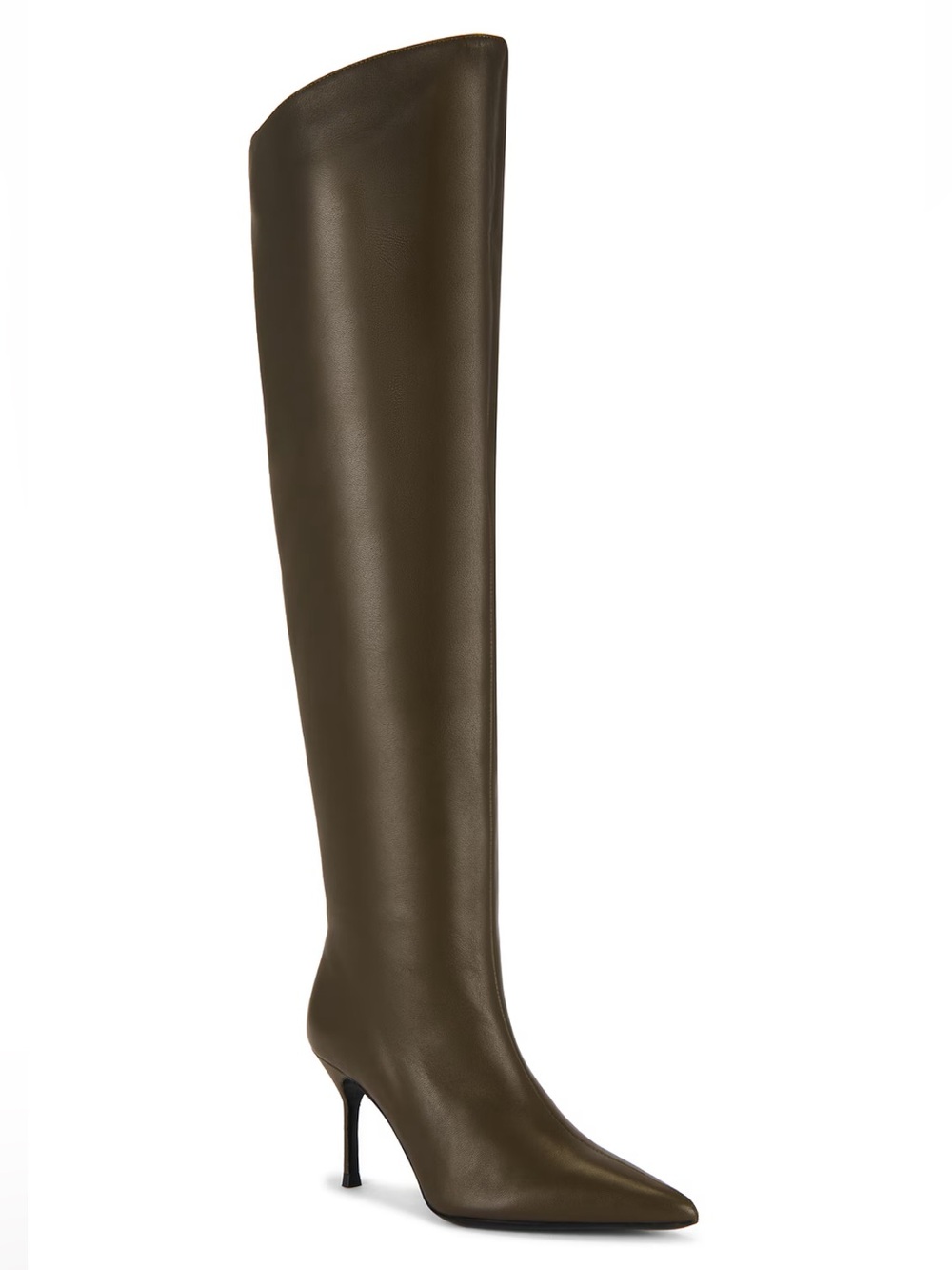 NEW NIB STAUD Sebastian Over The Knee Boots In Truffle Leather